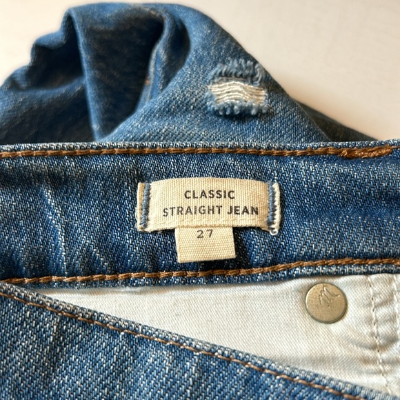 Madewell Classic Straight Jeans in Novello Wash - Picture 2 of 7